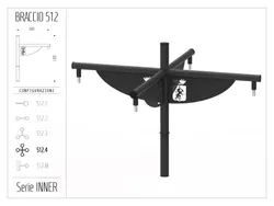 braccio serie inner bandiera 512.4