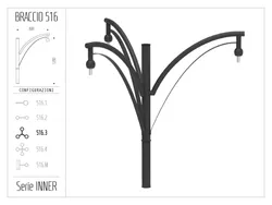 braccio serie inner doppio arco 516.3