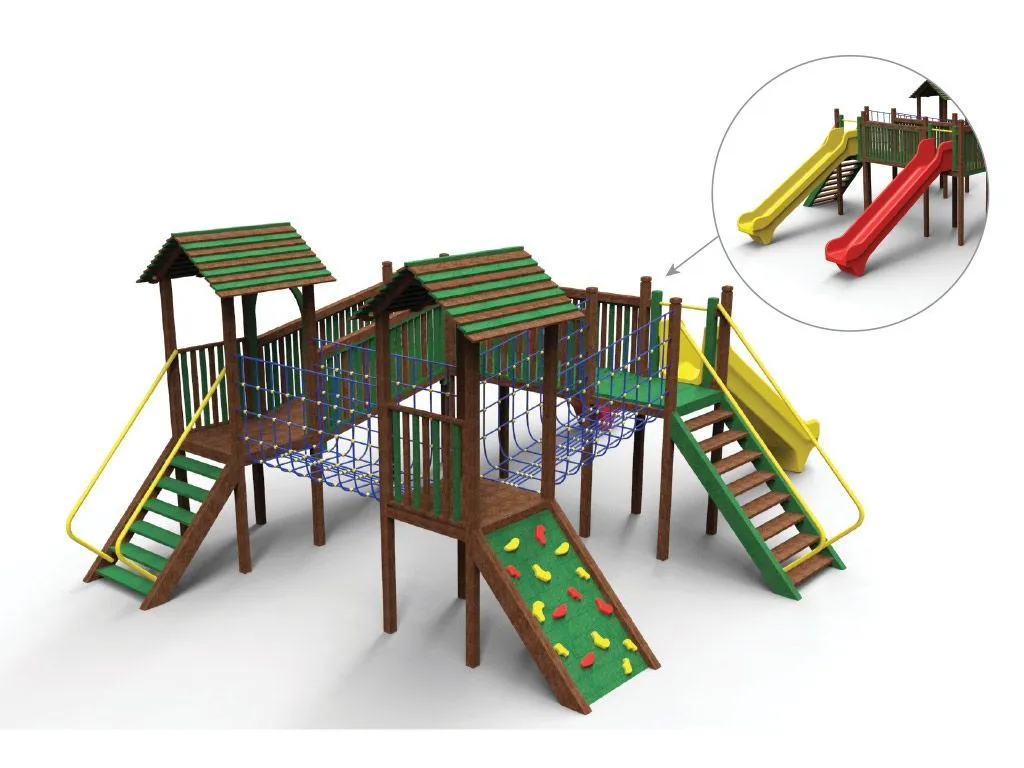 Castello spider quattro torri in strongplast