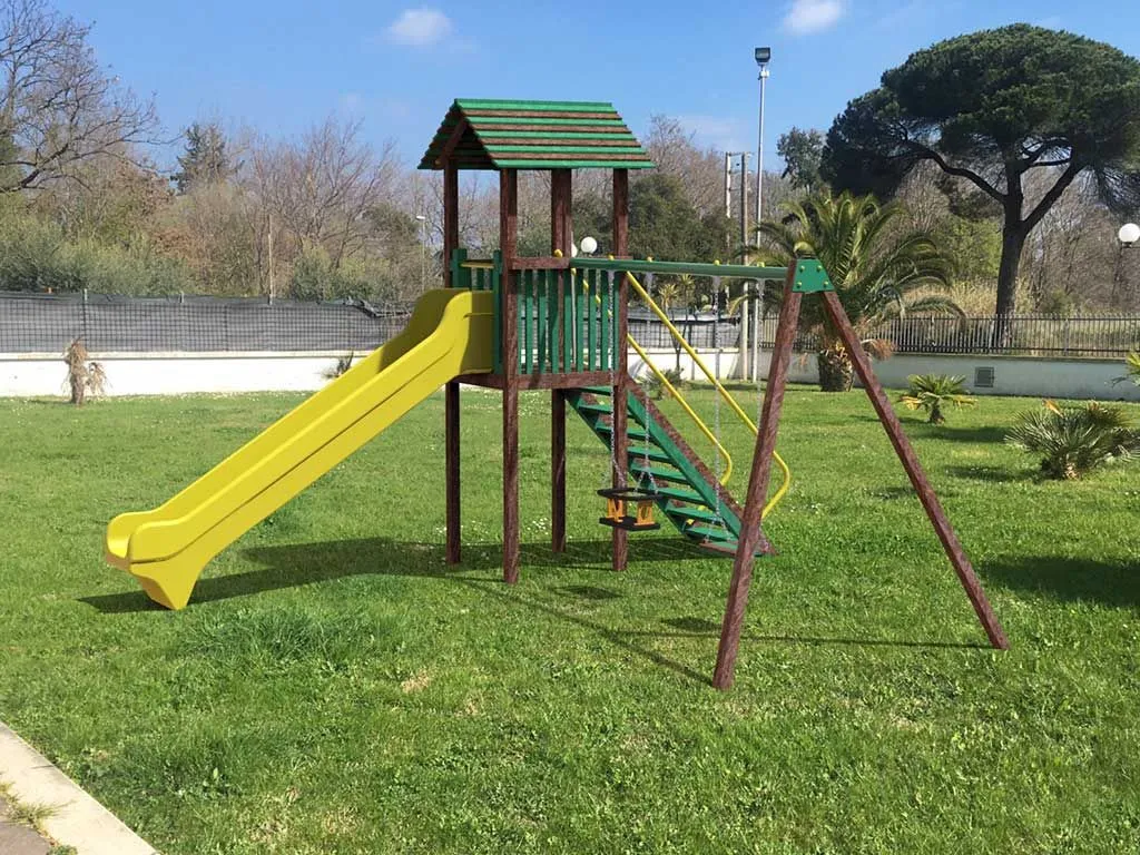 Castle with Swing
