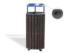 Cesto por vasura Giglio con madeira