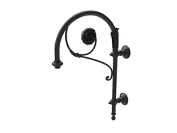 cima a pastorale alluminio ghisa 504 muro