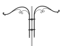 cima a pastorale alluminio ghisa 519 doppio