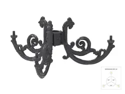 cima tripla ghisa alluminio 402 3 fidia