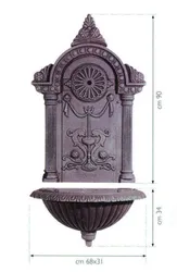 Misure fontana a muro