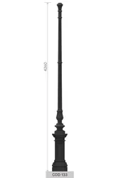 cod 133 palo in ghisa altezza 4260