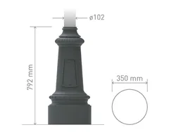 cod 308 base circolare media in ghisa per pali in acciaio.jpg