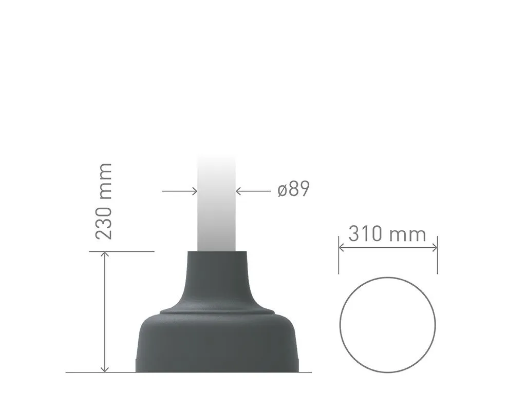 Petite Base Circulaire en Fonte