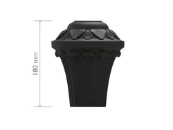 Testa per palo in ghisa