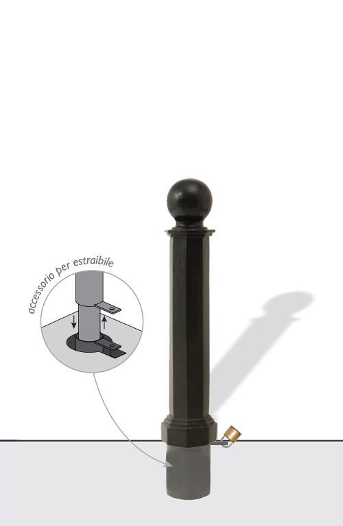 Dissuasore Volturno estraibile