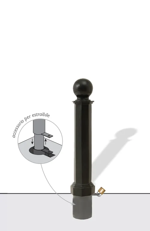 Dissuasore Volturno estraibile