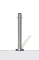 dissuasore 753 acciaio con flangia occhielli inox foto