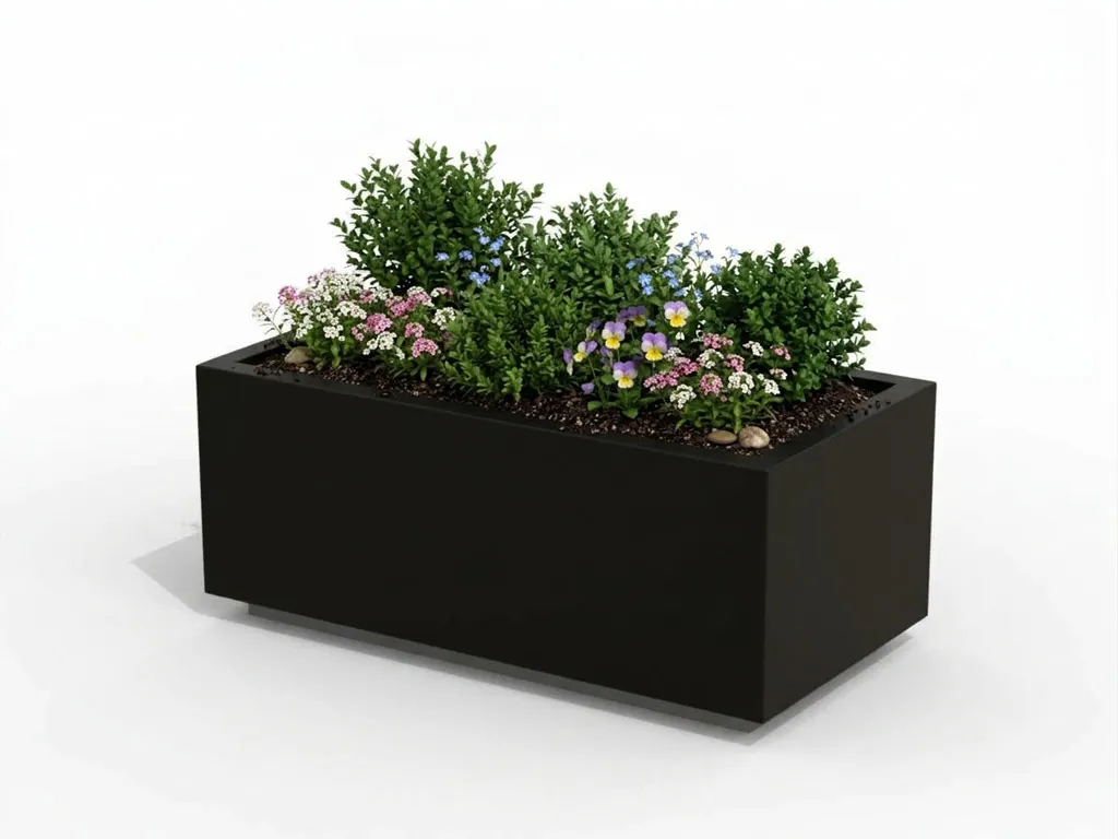 Jardinera artística de acero modelo Camelia