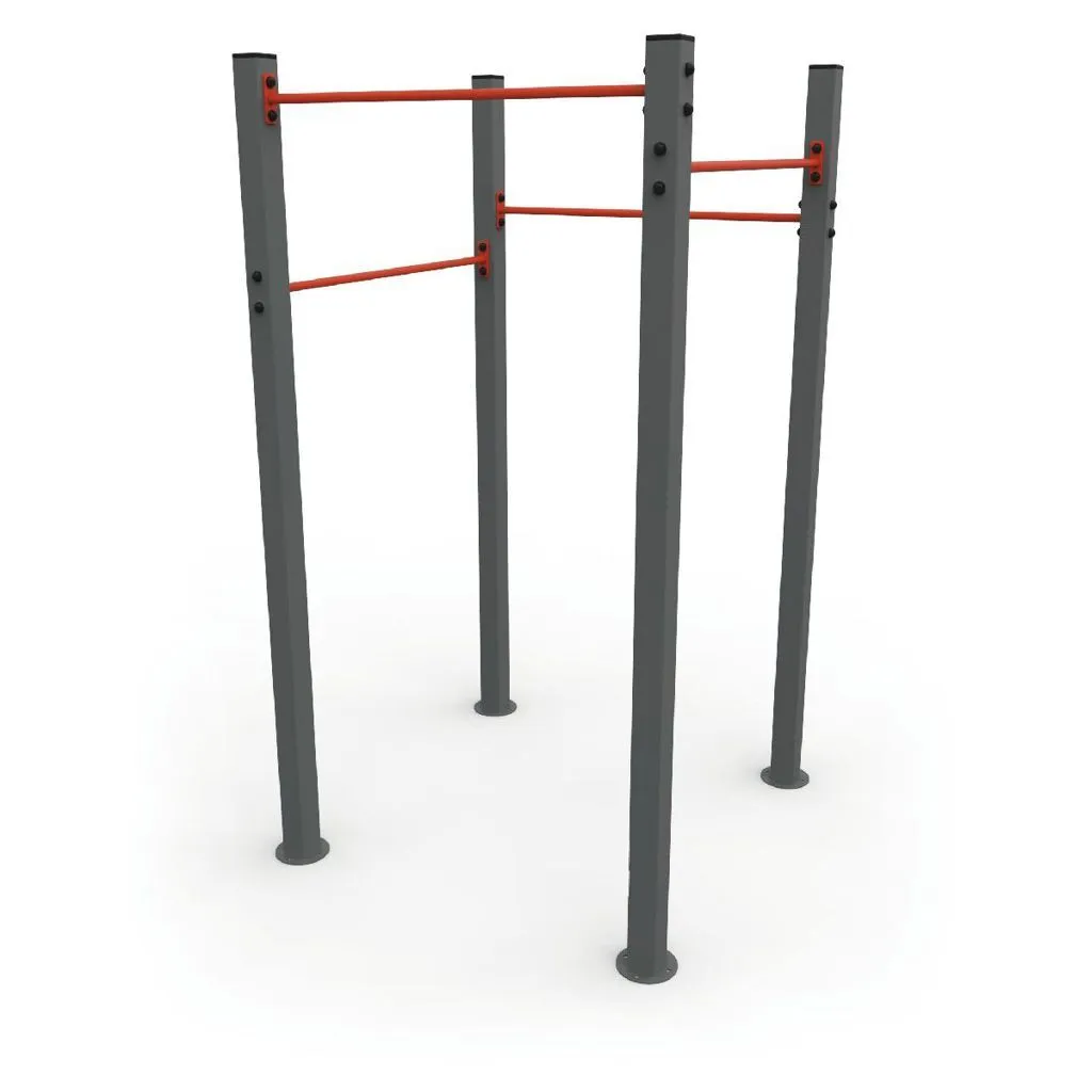 Percorso WORKOUT in plastica riciclata - Barre alte