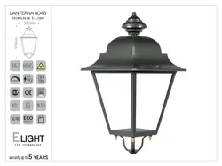 Lanterna 604B in pressofusione di alluminio con tecnologia OSRAM
