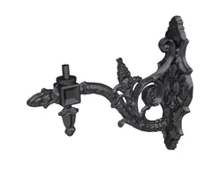 mensola muro ghisa alluminio 526