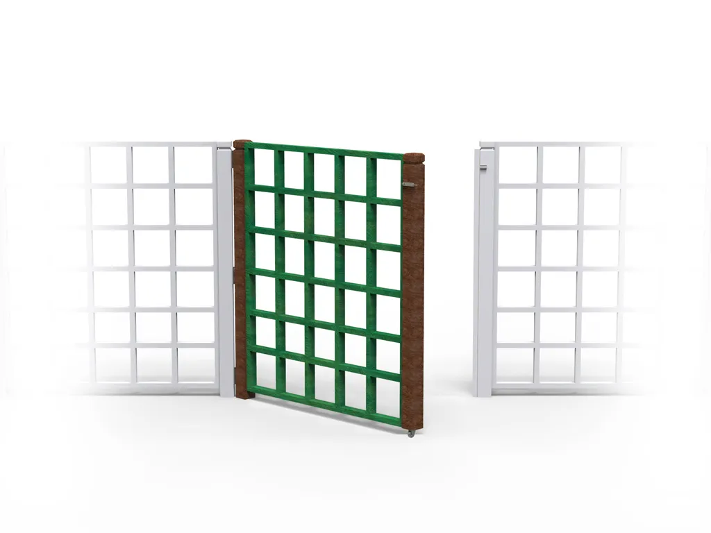 Panel con Puerta para Punto Limpio Modelo Cremona