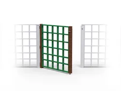 Panou cu poartă pentru Punct de Colectare Selectivă, model Cremona