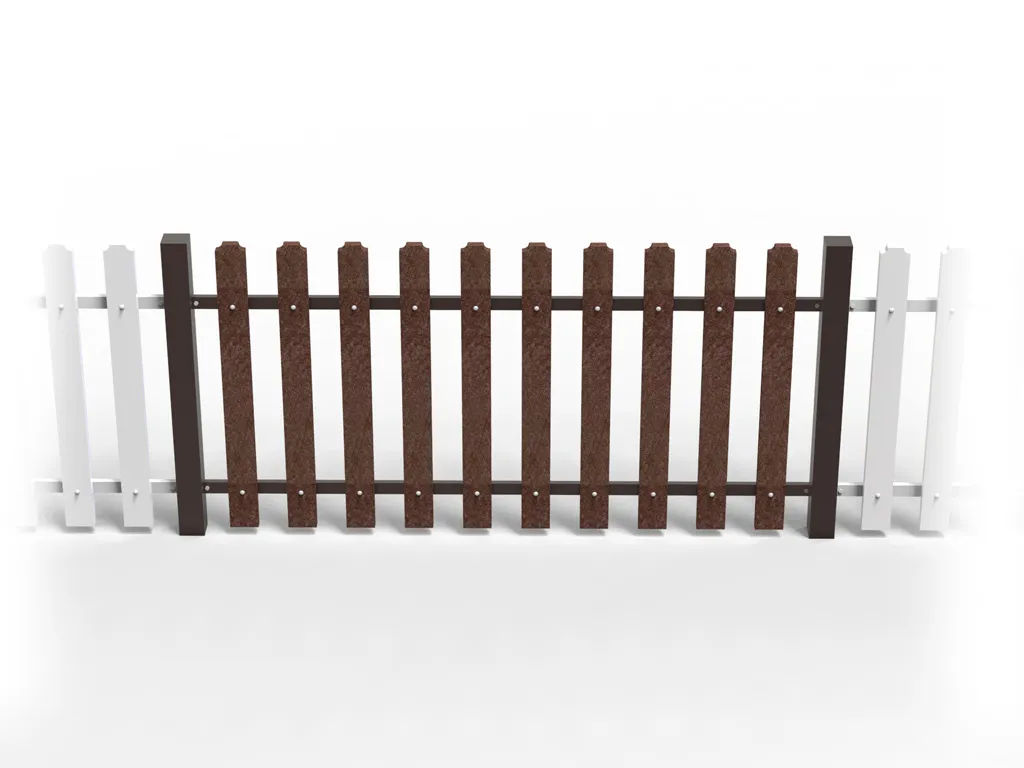 Country Style Fence in STRONGPLAST Recycled Plastic