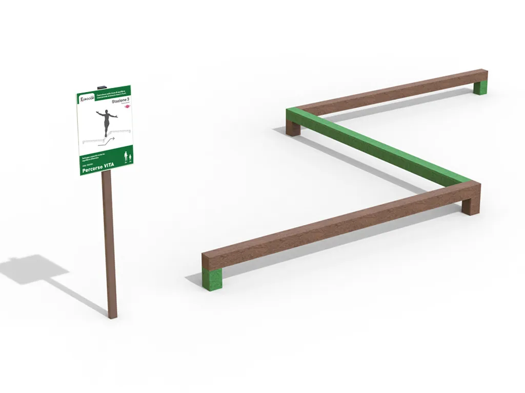 STRONGPLAST Flat Beam for VITA Fitness Trail