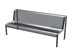 nuova panchina acciaio forato latina