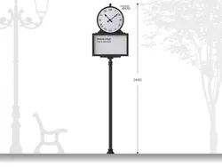 orologio artistico in ghisa e acciaio con pannello informativo.jpg