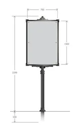 palina artistica pannello informativo 352302