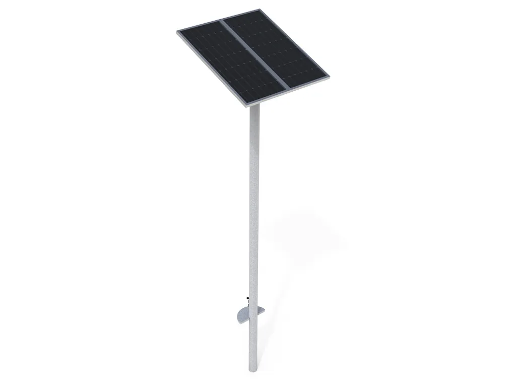 Poste solar 300W para instalaciones sin red eléctrica