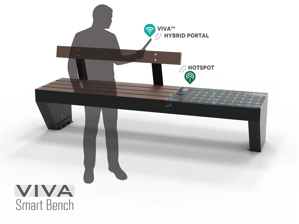 VIVA panchina smart hotspot