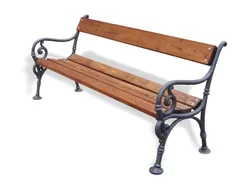 panchina classica legno ghisa vienna