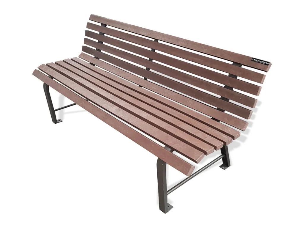 MILANO Bench with STRONGPLAST Slats