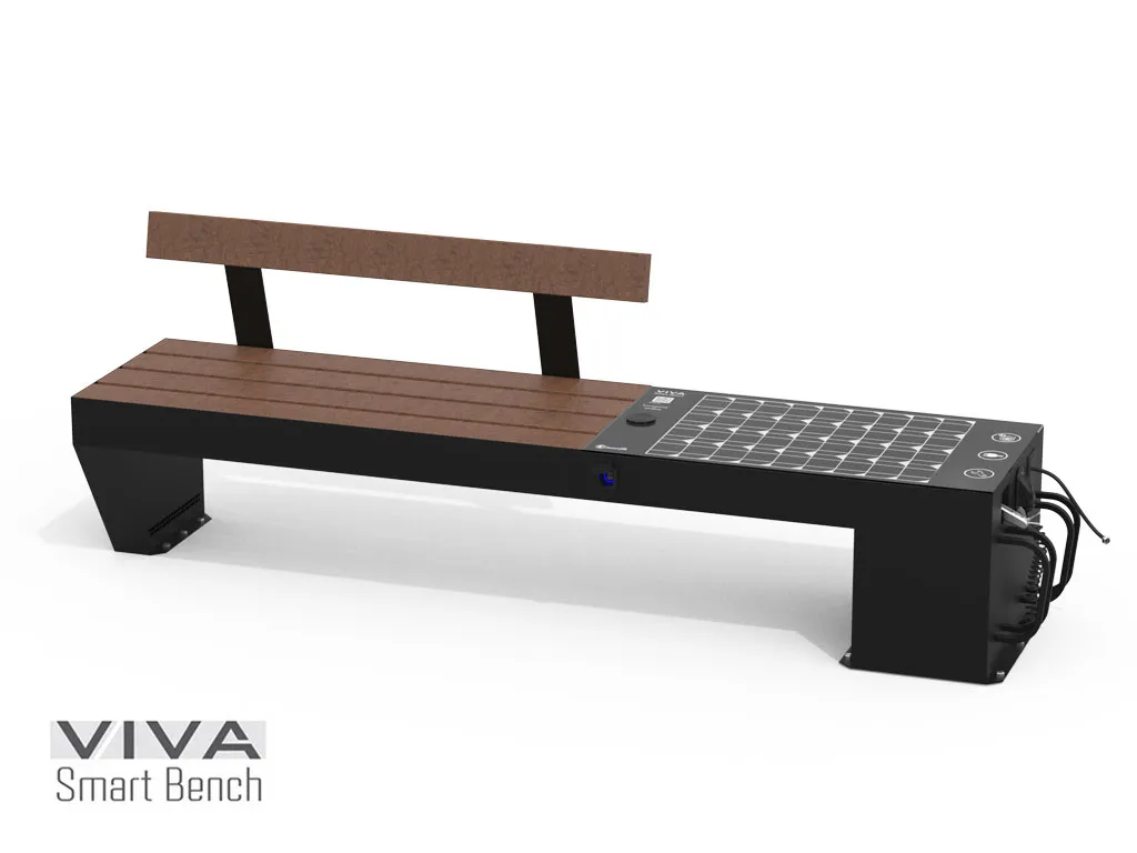 VIVA Smart E-Cycle Bench for Urban Mobility