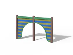 "GALLERY" Sensory Panel in STRONGPLAST - Post-Consumer Recycled Plastic