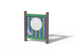 Pannello sensoriale OBLO in STRONGPLAST - plastica riciclata post consumo