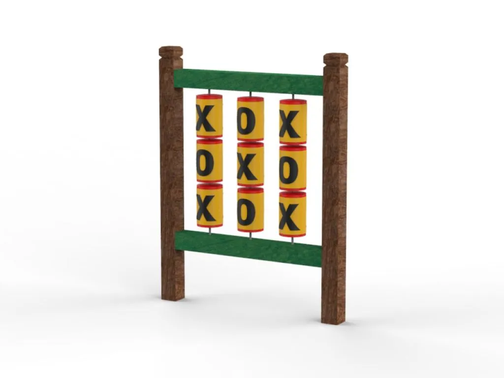 Tic-Tac-Toe Sensory Panel in STRONGPLAST - Post-Consumer Recycled Plastic