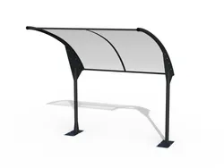 Pensilina Arco moderna per attesa autobus 