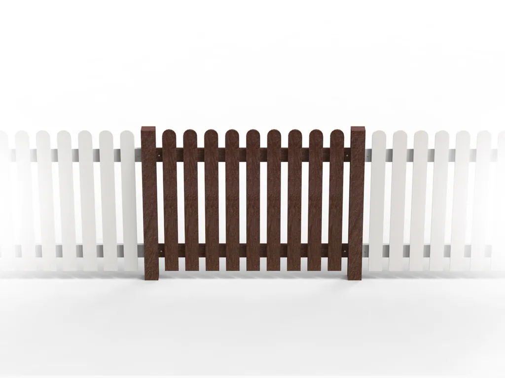 Clôture modèle Country en plastique recyclé STRONGPLAST