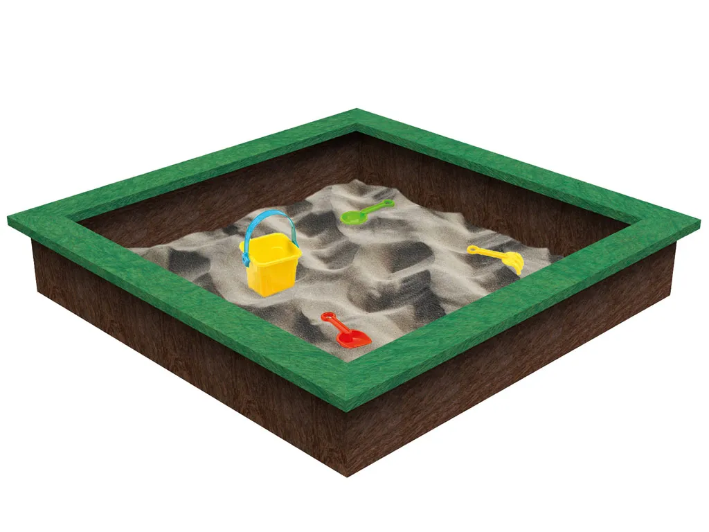 Arenero de plástico reciclado Strongplast