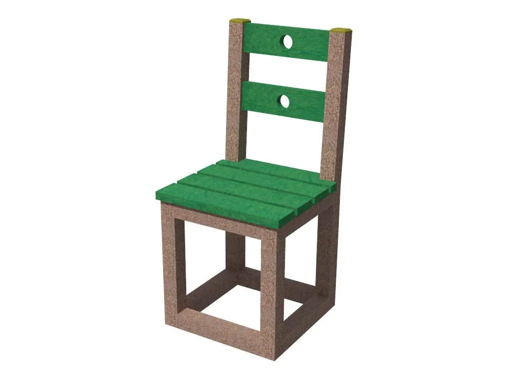 Stuhl Flaminia aus STRONGPLAST - Recycling-Kunststoff