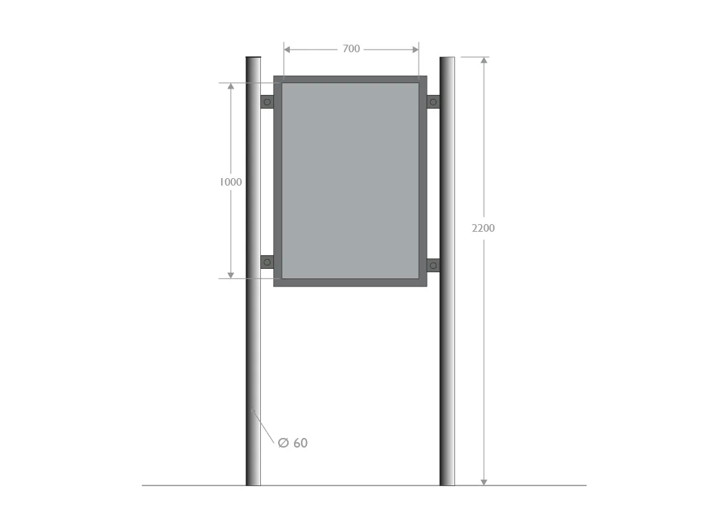 Panneau Économique 70x100h