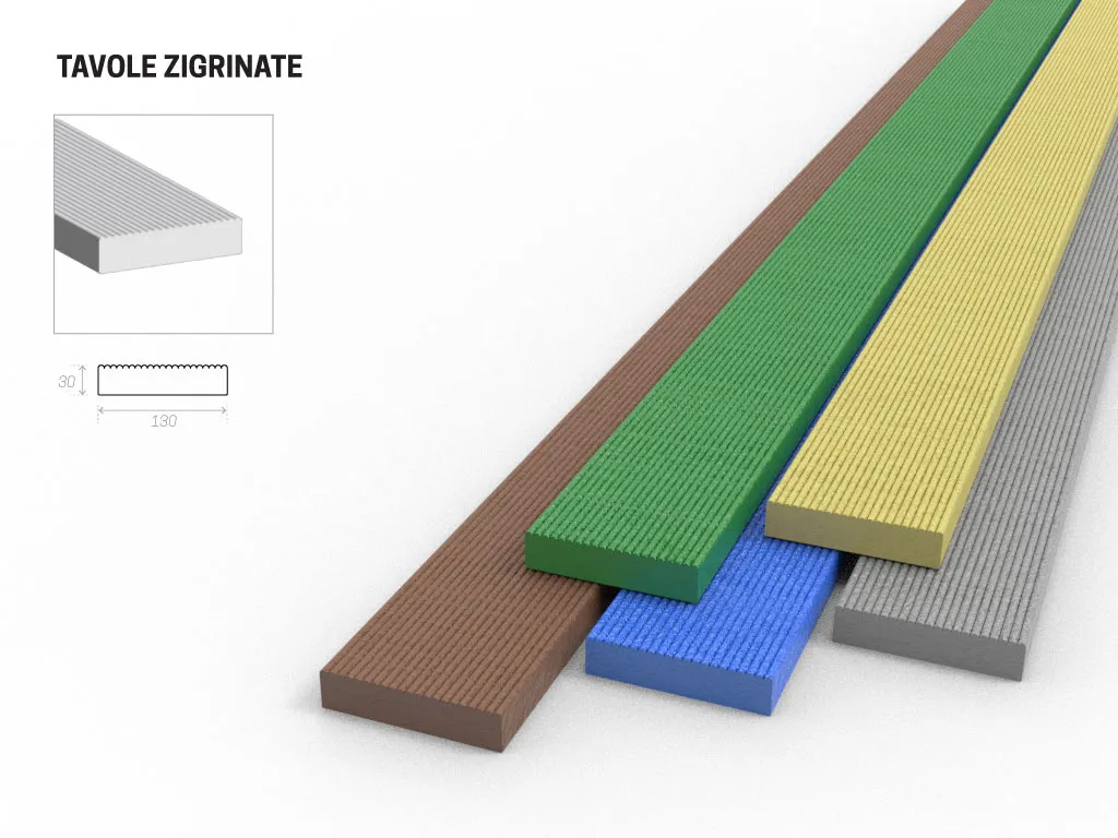 Profil Scândură 30x150mm din plastic reciclat