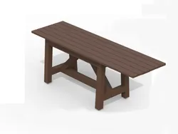 tavolo in strongplast lunghezza 170 sporgenza disabili