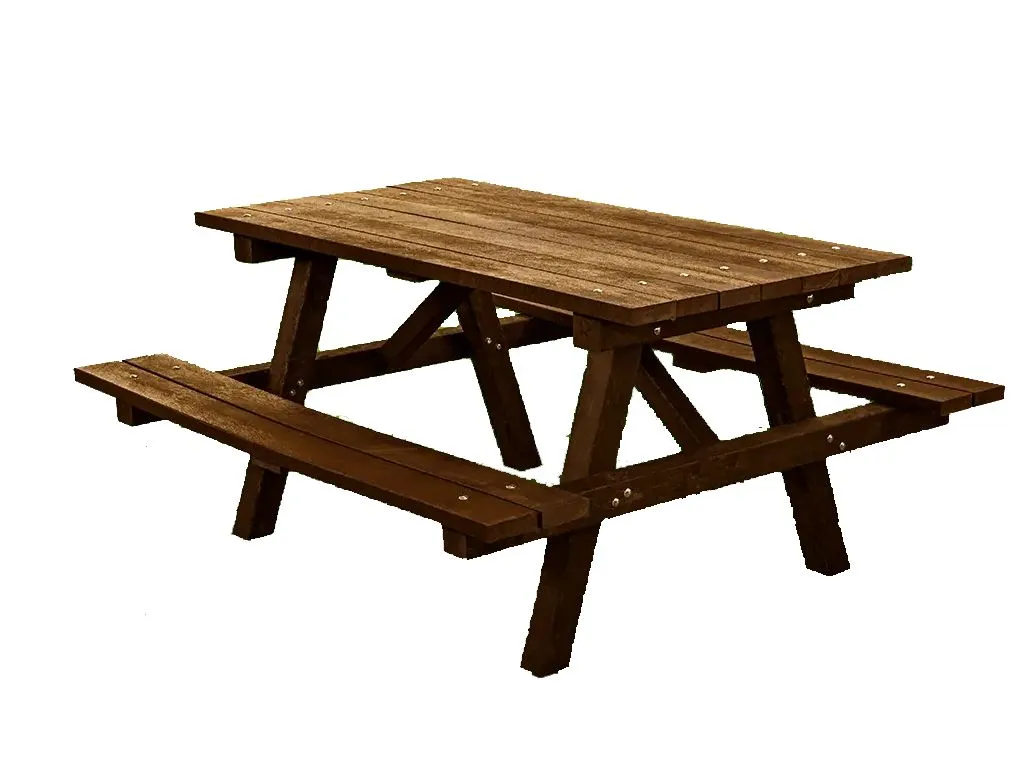 Tavolo picnic in plastica riciclata