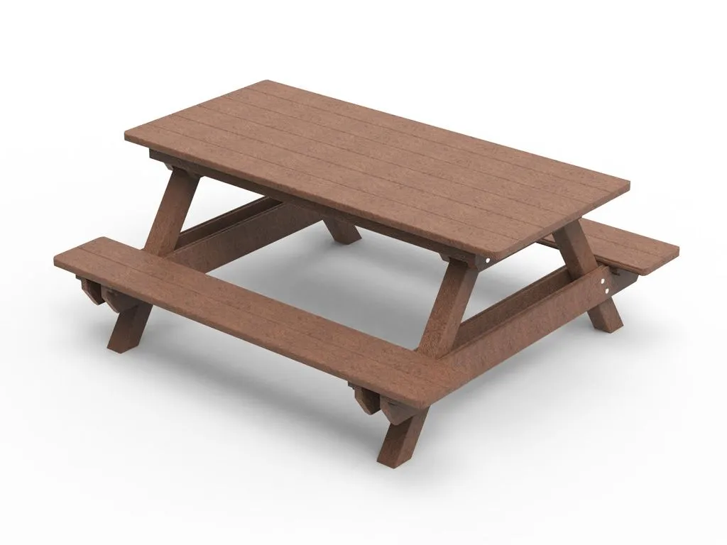 Masă de picnic Maxi din STRONGPLAST - Plastic reciclat post-consum