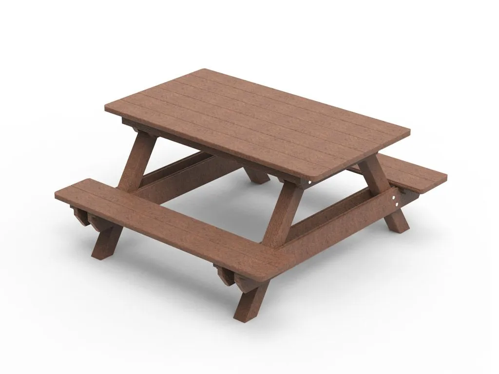 Bancă de picnic versiunea standard din STRONGPLAST - Plastic reciclat post-consum