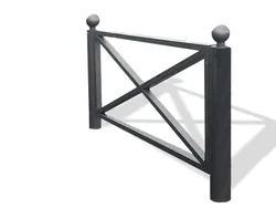 transenna acciaio riquadro modulo singolo