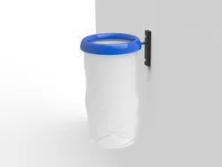 Cestino antiterrorismo singolo