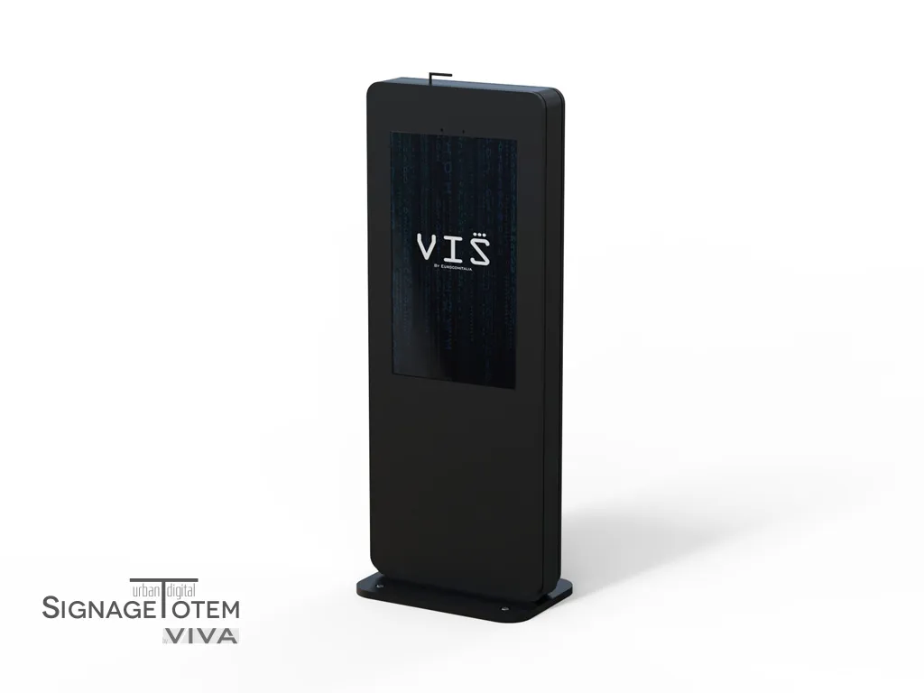 Totem d'affichage dynamique urbain