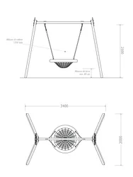 Disegni Altalena Monkey