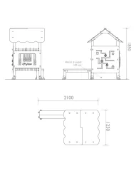 Technical Views of Strongplast and Polyethylene Playhouse